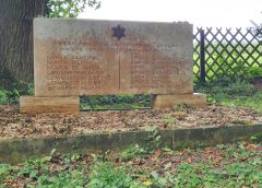 Der Gedenkstein auf dem Jüdischen Friedhof Wankheim und Viktor Marx